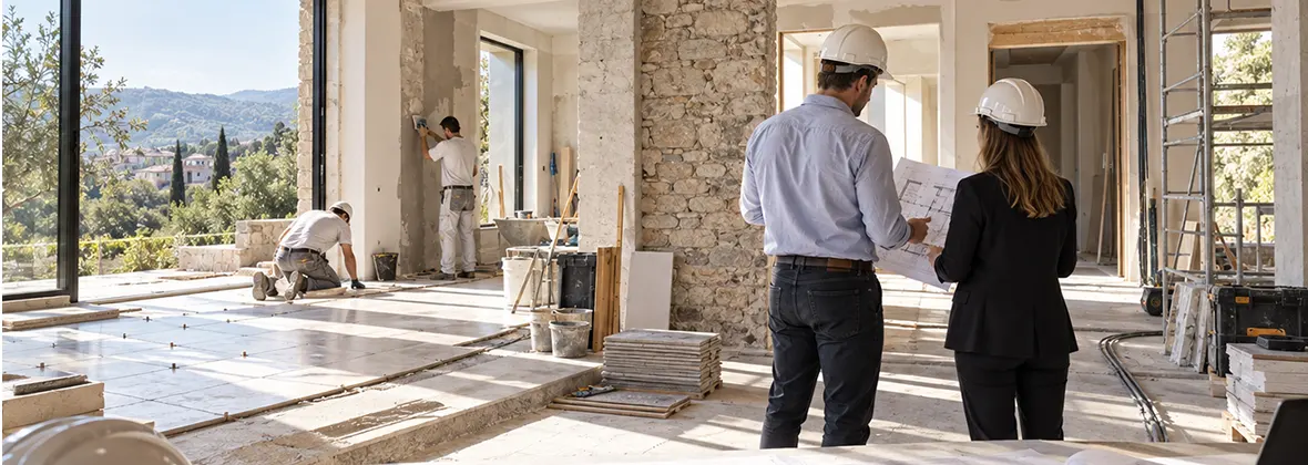 Lavorazioni coordinate in un cantiere Haus Group
