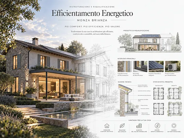 Intervento Haus Group per migliorare l'efficienza energetica di un edificio