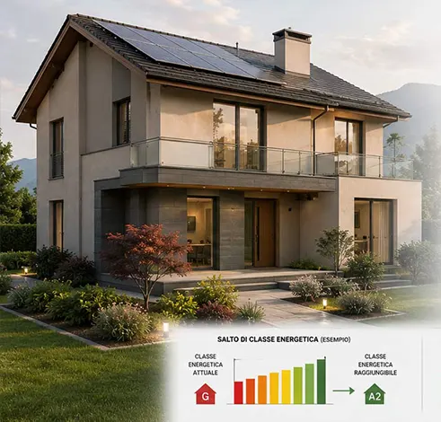 Intervento Haus Group per migliorare l'efficienza energetica di un edificio