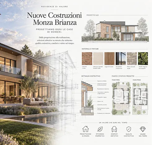 Nuova costruzione residenziale realizzata da Haus Group