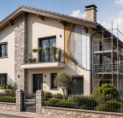 Cantiere Haus Group per il rifacimento di una facciata